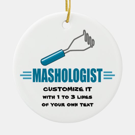 マッシュおもしろいポテト セラミックオーナメント (正面)