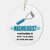 マッシュおもしろいポテト セラミックオーナメント (左)