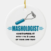 マッシュおもしろいポテト セラミックオーナメント (裏面)