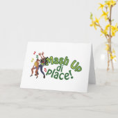 マッシュアップディプレイス カード (黄色い花)