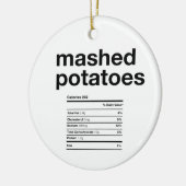 マッシュドポテト栄養情報 セラミックオーナメント (左)