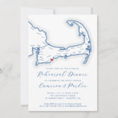 マッシュピー MA カジュアル ウェディング リハーサル ディナー 招待状 (正面)