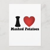 マッシュポテトが大好きな感謝祭のディナーギフト ポストカード (正面)