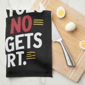 マッシュポテトだけのサンクスギビングをくれ キッチンタオル (四つ折り)