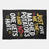 マッシュポテトだけのサンクスギビングをくれ キッチンタオル (横)