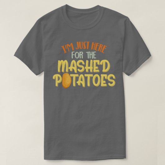 マッシュポテトのクリスマスギフト Tシャツ (デザイン正面)