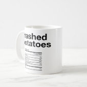 マッシュポテトの栄養情報 コーヒーマグカップ (正面左)