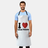マッシュポテト大好き感謝祭ディナーギフト エプロン (着用した状態)