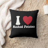 マッシュポテト大好き感謝祭ディナーギフト クッション (ブランケット)