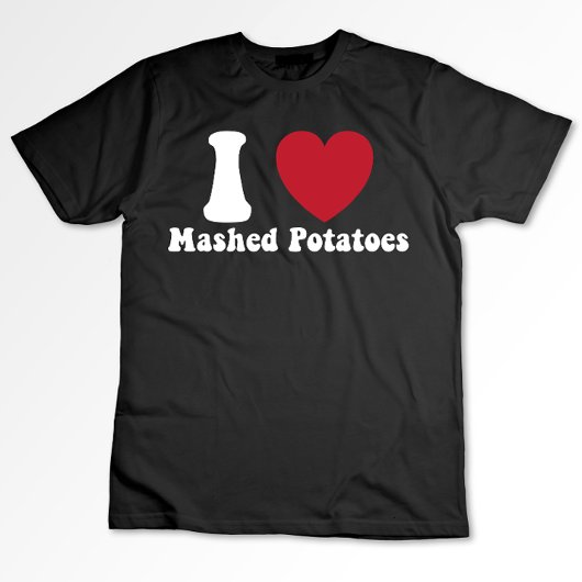 マッシュポテト大好き感謝祭ディナーギフト Tシャツ