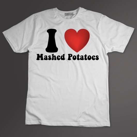 マッシュポテト大好き 感謝祭ディナーのプレゼント Tシャツ