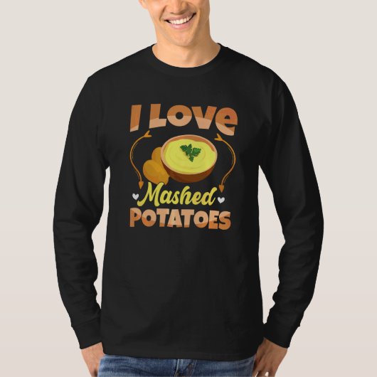 マッシュポテト大好き Tシャツ (正面)