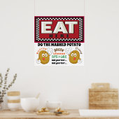 マッシュポテト結婚ステーション ポスター (キッチン)