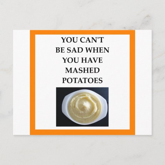 マッシュポテト ポストカード (正面)