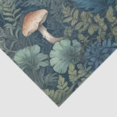 マッシュルームとシダ 薄葉紙 (詳細)