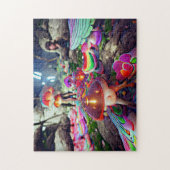 マッシュルームと妖精ジグソーパズル ジグソーパズル (縦)