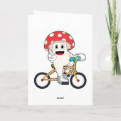 マッシュルームと自転車.PNG カード (裏面)