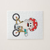 マッシュルームと自転車.PNG ジグソーパズル (横)