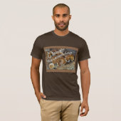 マッシュルームのアイテムを感謝祭 Tシャツ (正面フル)