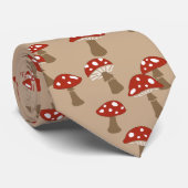 マッシュルームのネックタイ ネクタイ (ロール)