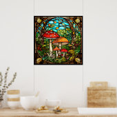 マッシュルームのポスター ポスター (キッチン)