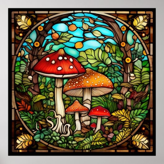 マッシュルームのポスター ポスター (正面)