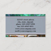 マッシュルームの名刺テンプレート 名刺 (裏面)