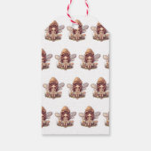 マッシュルームの女の子の赤ちゃんシャワーで魅惑の妖精 ギフトタグ (裏面)