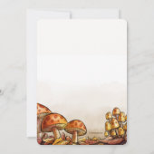 マッシュルームの妖精招待状 招待状 (裏面)