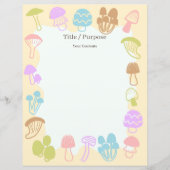 マッシュルームの消色 (正面)