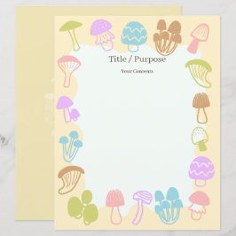 マッシュルームの消色