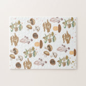 マッシュルームの盛り合わせ ジグソーパズル (横)