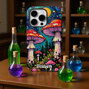 マッシュルームの魔法の森 iPhone 16 PROケース