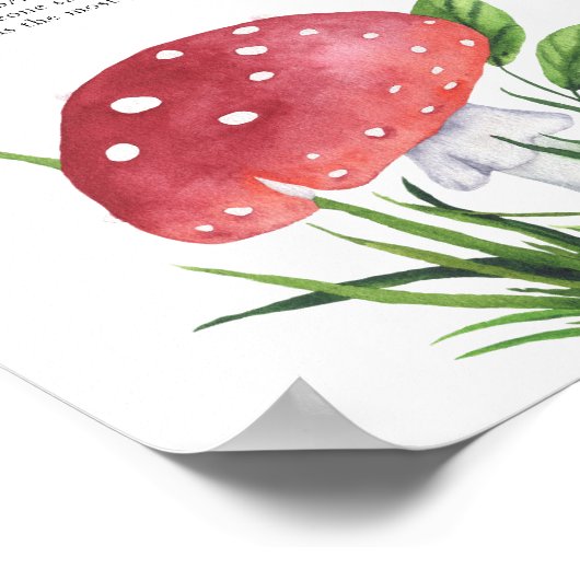 マッシュルームはアガリンと言わないベビー ポスター (角)