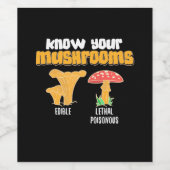 マッシュルームを知っている ワインラベル (シングルラベル)