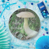 マッシュルームインザフォレスト誕生日 ペーパープレート (パーティー)