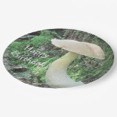 マッシュルームインザフォレスト誕生日 ペーパープレート (アングル)