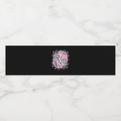 マッシュルームウィムシゴスアートデザインクラシック ペットボトルラベル (シングルラベル)