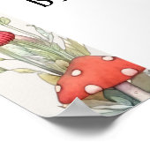 マッシュルームウッドランドコテージブライダルシャワーへようこそ ポスター (角)