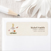 マッシュルームウッドランド蝶 ラベル (インサイチュ)