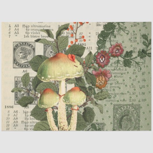 マッシュルームエフェラデザインシリーズ#12 薄葉紙 (正面)