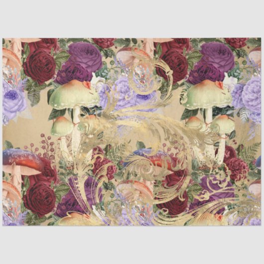 マッシュルームエフェラデザインシリーズ#3 薄葉紙 (正面)