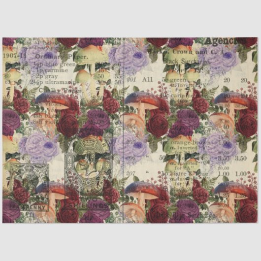 マッシュルームエフェラデザインシリーズ#4 薄葉紙 (正面)