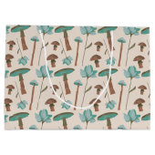 マッシュルームエンチャントフォレストコテージコア ラージペーパーバッグ (裏面)