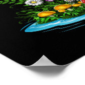 マッシュルームカエル ポスター (角)