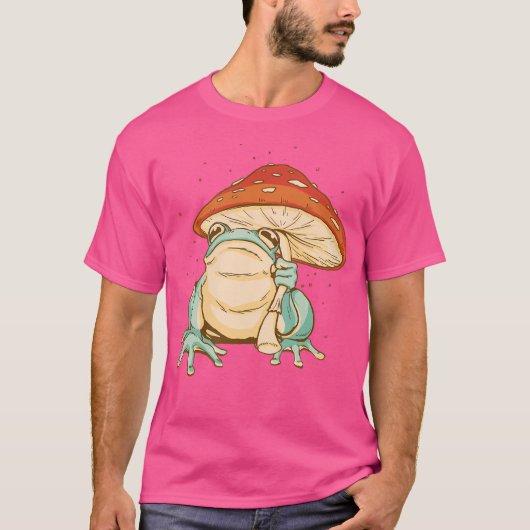 マッシュルームカエル Tシャツ (正面)