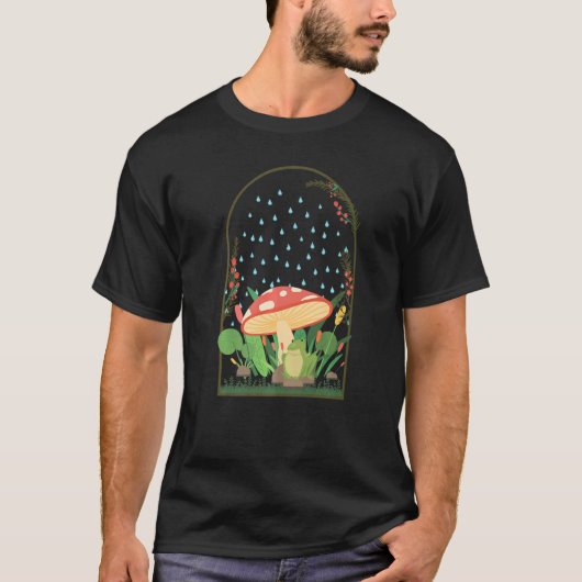 マッシュルームカエルNaturecore前芯 Tシャツ (正面)