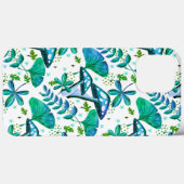 マッシュルームガーデンブルー Case-Mate iPhoneケース (裏面 (横))