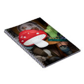 マッシュルームクラッチ:魅惑された森の宝物 ノートブック (右側)