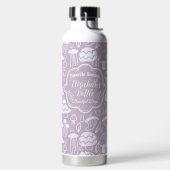 マッシュルームグレークリクールーム ウォーターボトル (左面)